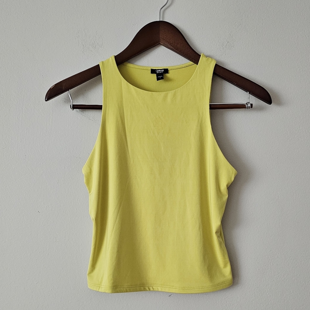 Express high neck crop top